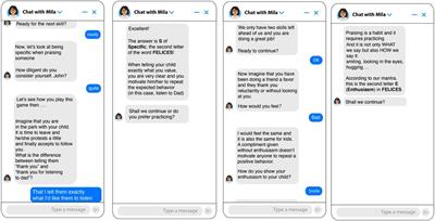User experience with a parenting chatbot micro intervention